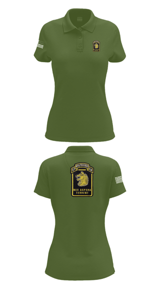 Womens Short Sleeve Performance Polo, Wolfhounds, Army, Teamtime, Team time, sublimation, custom sports apparel, team uniforms, spirit wear, spiritwear, sports uniforms, custom shirts, team store, custom team store, fundraiser sports, apparel fundraiser