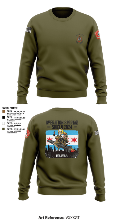 34th DSB 82361505 Crew Neck Sweatshirt - 4