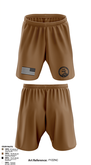Athletic Shorts With Pockets, Bco 1-189th, Army, Teamtime, Team time, sublimation, custom sports apparel, team uniforms, spirit wear, spiritwear, sports uniforms, custom shirts, team store, custom team store, fundraiser sports, apparel fundraiser
