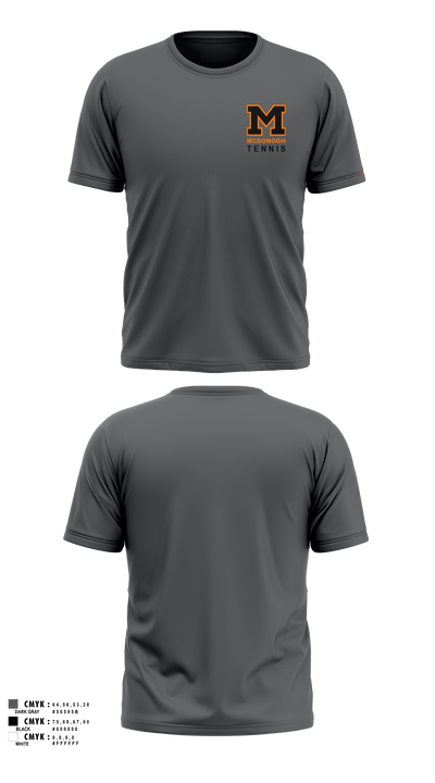 Girls Tennis McDonogh School 72297227 Short Sleeve Performance Shirt - 2