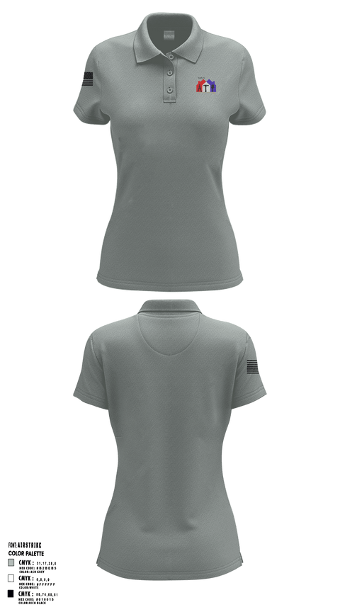 Womens Short Sleeve Performance Polo, Earl's Handyman Home Repair ETC, , Teamtime, Team time, sublimation, custom sports apparel, team uniforms, spirit wear, spiritwear, sports uniforms, custom shirts, team store, custom team store, fundraiser sports, apparel fundraiser