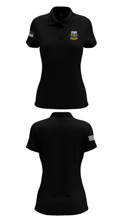 Echo Co. 2nd battalion, 25th Marine Regiment 27533051 Women's Short Sleeve Performance Polo  - 35