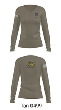 Azusa Griffins 57653557 Women's Long Sleeve V-neck Shirt - 73