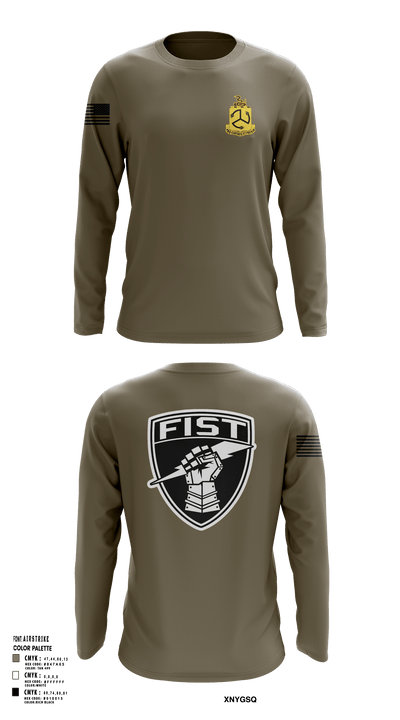 1-200 Infantry 56519387 Long Sleeve Performance Shirt 124