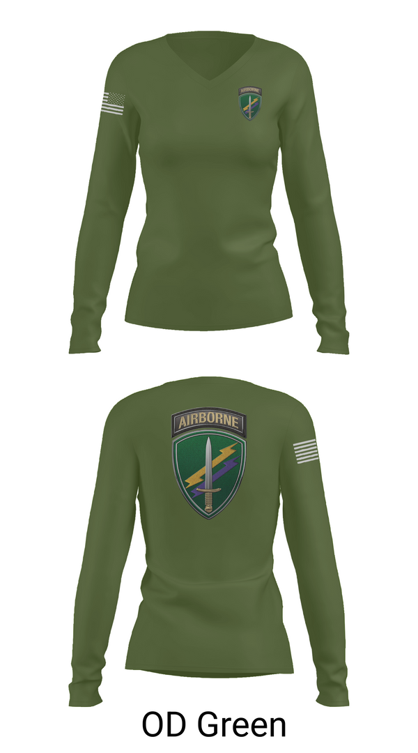 Womens Long Sleeve Vneck Shirt, 443 CA B Co, , Teamtime, Team time, sublimation, custom sports apparel, team uniforms, spirit wear, spiritwear, sports uniforms, custom shirts, team store, custom team store, fundraiser sports, apparel fundraiser