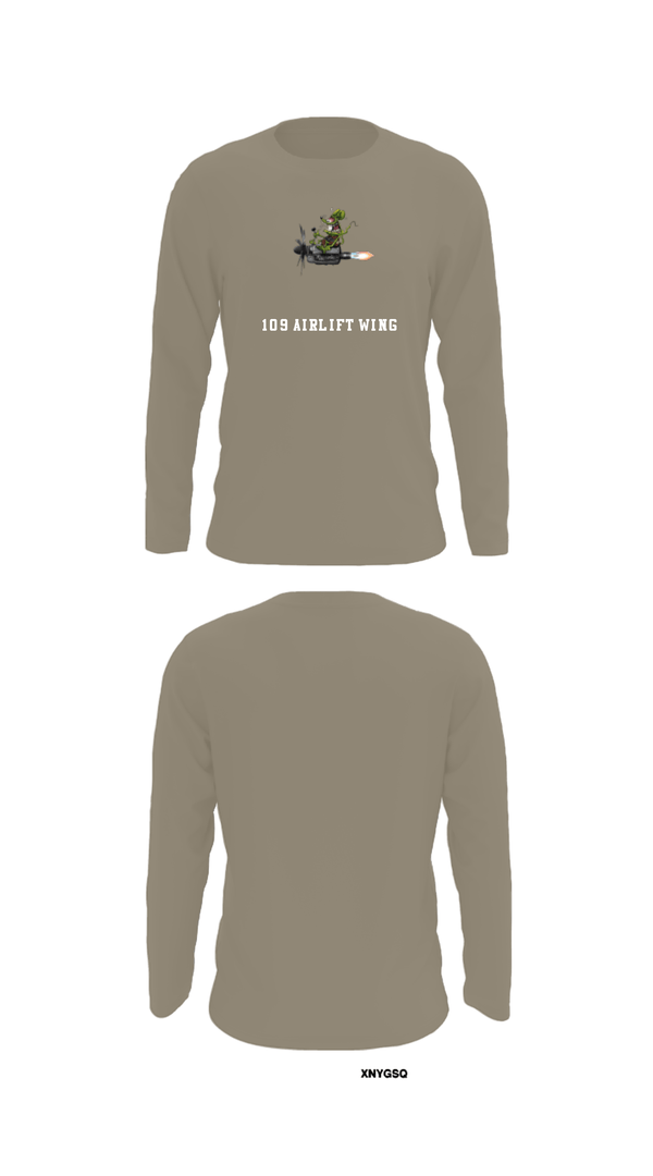 Long Sleeve Performance Shirt, 109 Airlift Wing, Air Force, Teamtime, Team time, sublimation, custom sports apparel, team uniforms, spirit wear, spiritwear, sports uniforms, custom shirts, team store, custom team store, fundraiser sports, apparel fundraiser