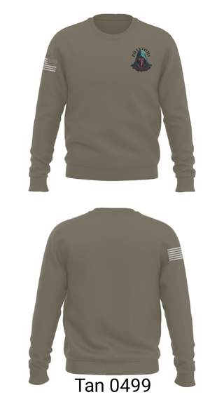 Crew Neck Sweatshirt, 2nd Platoon Charlie Battery 5-4, Army, Teamtime, Team time, sublimation, custom sports apparel, team uniforms, spirit wear, spiritwear, sports uniforms, custom shirts, team store, custom team store, fundraiser sports, apparel fundraiser