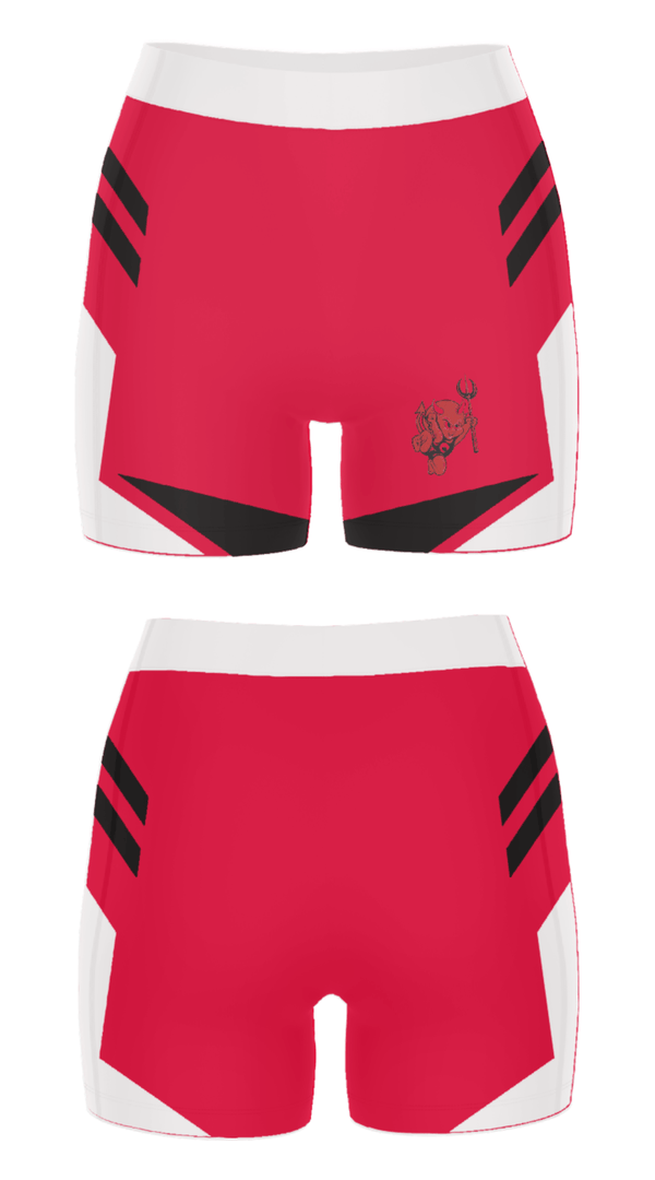 Women's Compression Shorts, Coquille Red Devils, Softball, Teamtime, Team time, sublimation, custom sports apparel, team uniforms, spirit wear, spiritwear, sports uniforms, custom shirts, team store, custom team store, fundraiser sports, apparel fundraiser
