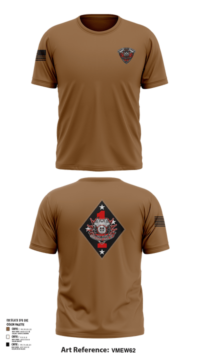 3rd AABN MTU 16742717 Short Sleeve Performance Shirt - 129