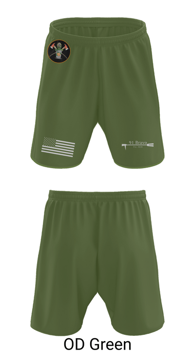 91 Bravo 3173818 Athletic Shorts With Pockets - 49