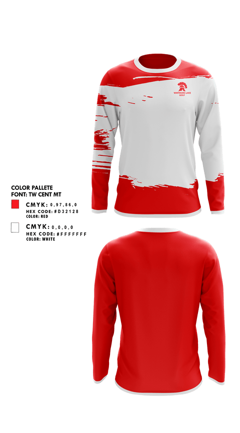 Long Sleeve Performance Shirt, Whitmore Lake High School Golf, Golf, Teamtime, Team time, sublimation, custom sports apparel, team uniforms, spirit wear, spiritwear, sports uniforms, custom shirts, team store, custom team store, fundraiser sports, apparel fundraiser