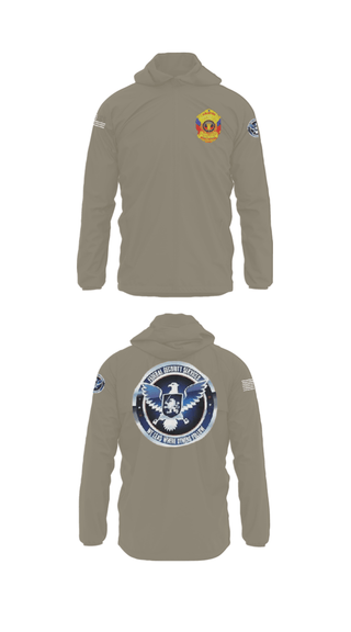 Windbreaker, TS FEDERAL PRIVATE SECURITY & BODYGUARD, Police, Teamtime, Team time, sublimation, custom sports apparel, team uniforms, spirit wear, spiritwear, sports uniforms, custom shirts, team store, custom team store, fundraiser sports, apparel fundraiser