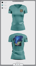 198 92873237 Women's Short Sleeve V-neck Shirt - 12