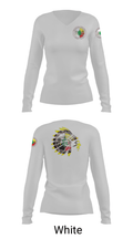 RAMAPOUGHS NATIVE NATION 20469429 Women's Long Sleeve V-neck Shirt - 6