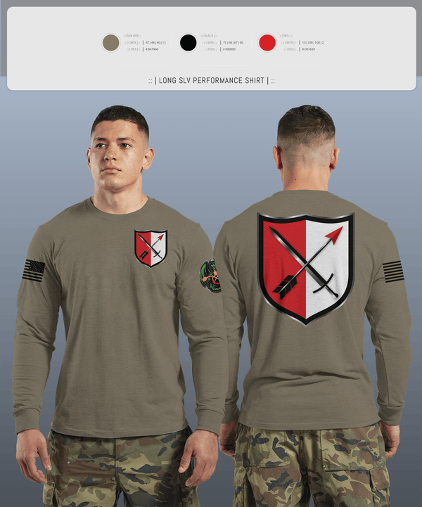 Long Sleeve Performance Shirt, 31st Chemical Brigade, Army, Teamtime, Team time, sublimation, custom sports apparel, team uniforms, spirit wear, spiritwear, sports uniforms, custom shirts, team store, custom team store, fundraiser sports, apparel fundraiser