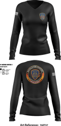 BVFC 74713684 Women's Long Sleeve V-neck Shirt - 3