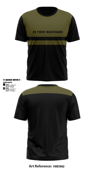 Short Sleeve Performance Shirt, br power maintenance, , Teamtime, Team time, sublimation, custom sports apparel, team uniforms, spirit wear, spiritwear, sports uniforms, custom shirts, team store, custom team store, fundraiser sports, apparel fundraiser