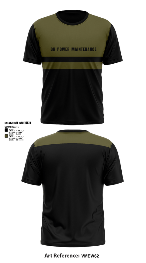 Short Sleeve Performance Shirt, br power maintenance, , Teamtime, Team time, sublimation, custom sports apparel, team uniforms, spirit wear, spiritwear, sports uniforms, custom shirts, team store, custom team store, fundraiser sports, apparel fundraiser