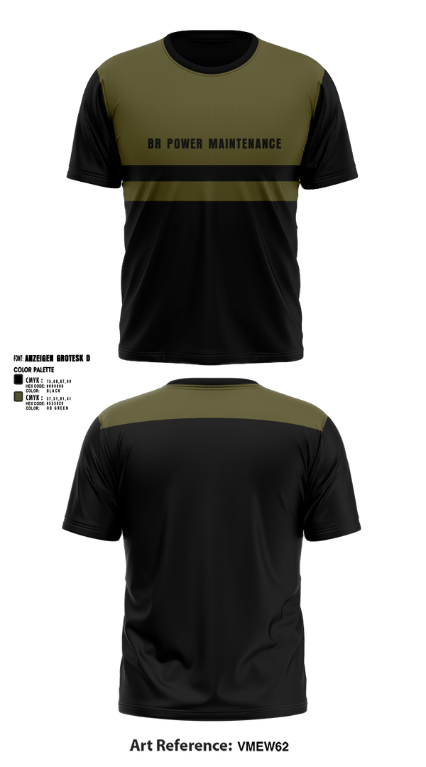 Short Sleeve Performance Shirt, br power maintenance, , Teamtime, Team time, sublimation, custom sports apparel, team uniforms, spirit wear, spiritwear, sports uniforms, custom shirts, team store, custom team store, fundraiser sports, apparel fundraiser