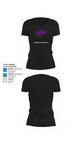 Sequoia High School Softball 69222263 Women's Short Sleeve V-neck Shirt - 37