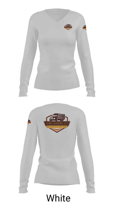 Petra logistics llc 45146689 Women's Long Sleeve V-neck Shirt - 16
