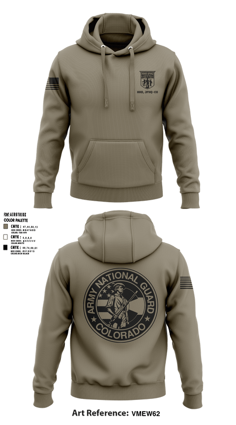 Hoodie, Colorado Army National Guard, National Guard, Teamtime, Team time, sublimation, custom sports apparel, team uniforms, spirit wear, spiritwear, sports uniforms, custom shirts, team store, custom team store, fundraiser sports, apparel fundraiser