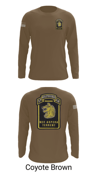 Long Sleeve Performance Shirt, Wolfhounds, Army, Teamtime, Team time, sublimation, custom sports apparel, team uniforms, spirit wear, spiritwear, sports uniforms, custom shirts, team store, custom team store, fundraiser sports, apparel fundraiser