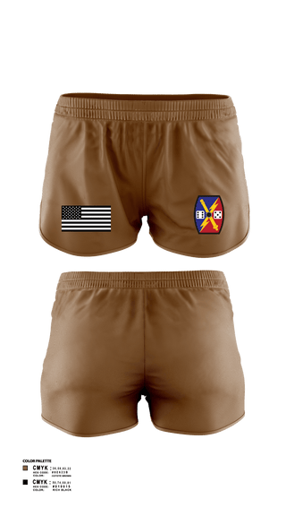 Womens Shorts, 222nd, National Guard, Teamtime, Team time, sublimation, custom sports apparel, team uniforms, spirit wear, spiritwear, sports uniforms, custom shirts, team store, custom team store, fundraiser sports, apparel fundraiser