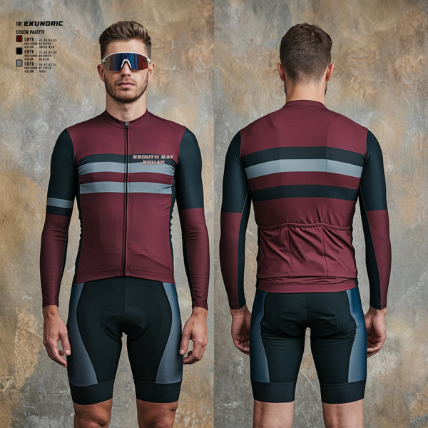 Long Sleeve Performance Shirt, South Bay Squad, Cycling, Teamtime, Team time, sublimation, custom sports apparel, team uniforms, spirit wear, spiritwear, sports uniforms, custom shirts, team store, custom team store, fundraiser sports, apparel fundraiser