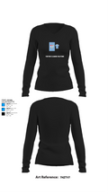 Venture cleaning solutions 84416959 Women's Long Sleeve V-neck Shirt - 34