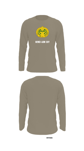 Long Sleeve Performance Shirt, 82nd ABN div, , Teamtime, Team time, sublimation, custom sports apparel, team uniforms, spirit wear, spiritwear, sports uniforms, custom shirts, team store, custom team store, fundraiser sports, apparel fundraiser