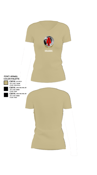 Womens Short Sleeve Vneck Shirt, Usasoc, Army, Teamtime, Team time, sublimation, custom sports apparel, team uniforms, spirit wear, spiritwear, sports uniforms, custom shirts, team store, custom team store, fundraiser sports, apparel fundraiser