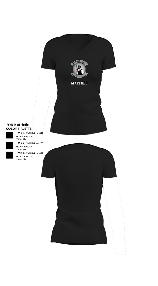 Women's Short Sleeve Vneck Shirt, FIELD MESS, Marines, Teamtime, Team time, sublimation, custom sports apparel, team uniforms, spirit wear, spiritwear, sports uniforms, custom shirts, team store, custom team store, fundraiser sports, apparel fundraiser