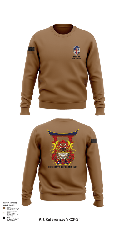 343rd Medical Hospital Augmentation Detachment 45513256 Crew Neck Sweatshirt - 149