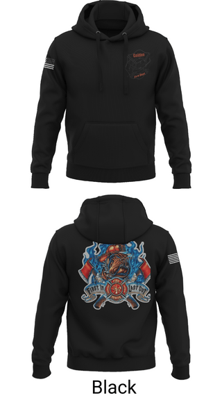 Hoodie, Golden Fire Dept., , Teamtime, Team time, sublimation, custom sports apparel, team uniforms, spirit wear, spiritwear, sports uniforms, custom shirts, team store, custom team store, fundraiser sports, apparel fundraiser