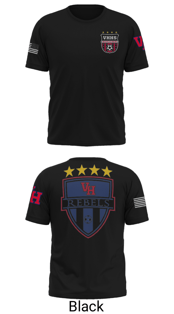 Short Sleeve Performance Shirt, Vestavia Rebels, Men's Soccer, Teamtime, Team time, sublimation, custom sports apparel, team uniforms, spirit wear, spiritwear, sports uniforms, custom shirts, team store, custom team store, fundraiser sports, apparel fundraiser
