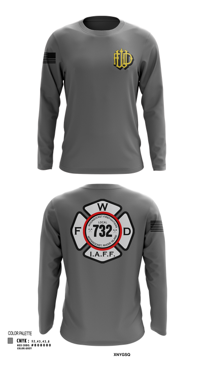 Woonsocket 46977147 Long Sleeve Performance Shirt 123