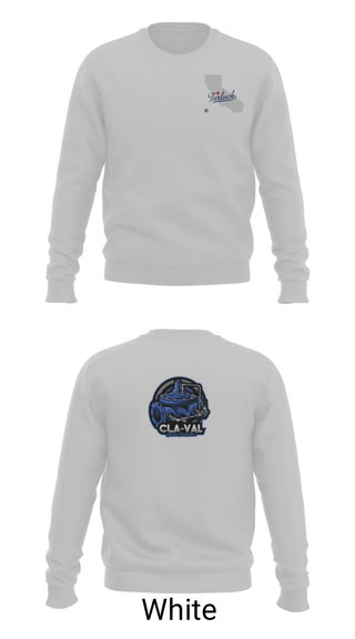 Crew Neck Sweatshirt, CLA-VAL, , Teamtime, Team time, sublimation, custom sports apparel, team uniforms, spirit wear, spiritwear, sports uniforms, custom shirts, team store, custom team store, fundraiser sports, apparel fundraiser