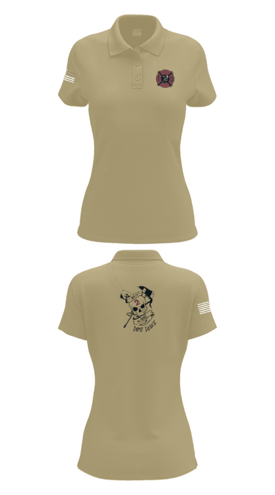 386th ECES/CEF 44039063 Women's Short Sleeve Performance Polo  - 95