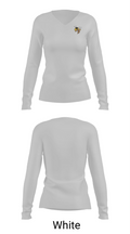 Sabinal High School Basketball 27202205 Women's Long Sleeve V-neck Shirt - 16