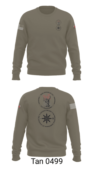 Crew Neck Sweatshirt, 205th HHC, National Guard, Teamtime, Team time, sublimation, custom sports apparel, team uniforms, spirit wear, spiritwear, sports uniforms, custom shirts, team store, custom team store, fundraiser sports, apparel fundraiser