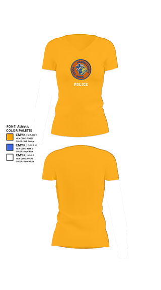 Women's Short Sleeve Vneck Shirt, Nassau County Emergency Ambulance Bureau, Police, Teamtime, Team time, sublimation, custom sports apparel, team uniforms, spirit wear, spiritwear, sports uniforms, custom shirts, team store, custom team store, fundraiser sports, apparel fundraiser