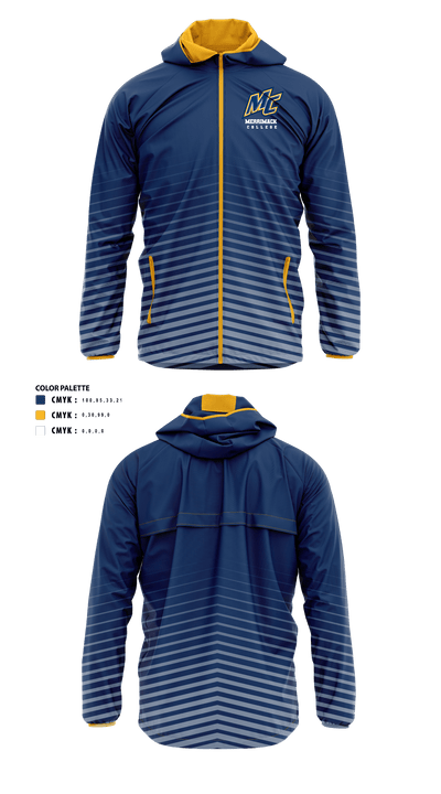 Merrimack College Cross Country 19675750 Windbreaker - 40
