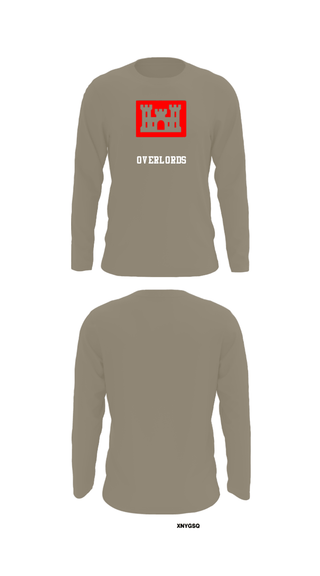 Long Sleeve Performance Shirt, Overlords, Army, Teamtime, Team time, sublimation, custom sports apparel, team uniforms, spirit wear, spiritwear, sports uniforms, custom shirts, team store, custom team store, fundraiser sports, apparel fundraiser