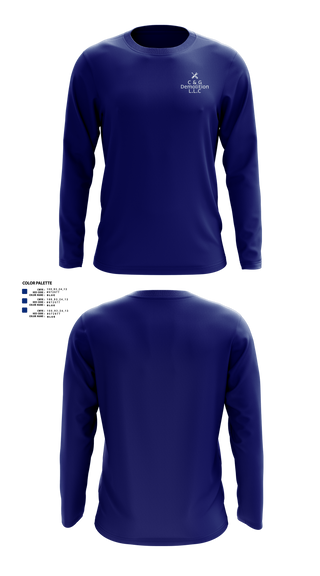 Long Sleeve Performance Shirt, C&G Demolition L.L.C, , Teamtime, Team time, sublimation, custom sports apparel, team uniforms, spirit wear, spiritwear, sports uniforms, custom shirts, team store, custom team store, fundraiser sports, apparel fundraiser