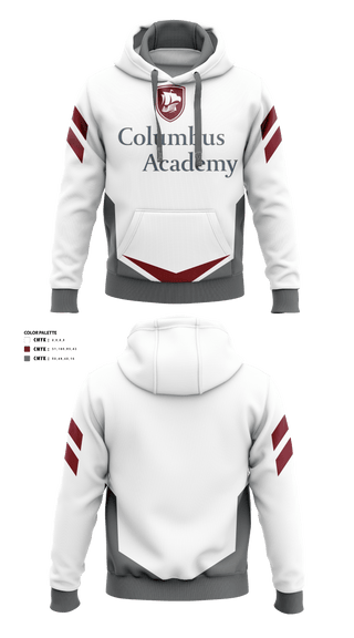 Hoodie, The Columbus Academy (Middle School) Golf, Golf, Teamtime, Team time, sublimation, custom sports apparel, team uniforms, spirit wear, spiritwear, sports uniforms, custom shirts, team store, custom team store, fundraiser sports, apparel fundraiser