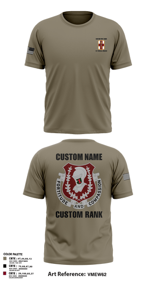 Old School Cotton Feel Shirt, 1st Medical Brigade, , Teamtime, Team time, sublimation, custom sports apparel, team uniforms, spirit wear, spiritwear, sports uniforms, custom shirts, team store, custom team store, fundraiser sports, apparel fundraiser
