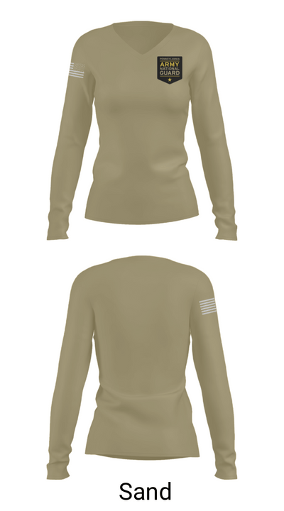 Recruiting 24284628 Women's Long Sleeve V-neck Shirt - 92