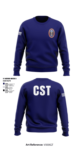Crew Neck Sweatshirt, 95th WMD CST, National Guard, Teamtime, Team time, sublimation, custom sports apparel, team uniforms, spirit wear, spiritwear, sports uniforms, custom shirts, team store, custom team store, fundraiser sports, apparel fundraiser