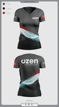 Ozen Air Technology 25668578 Women's Short Sleeve V-neck Shirt - 1